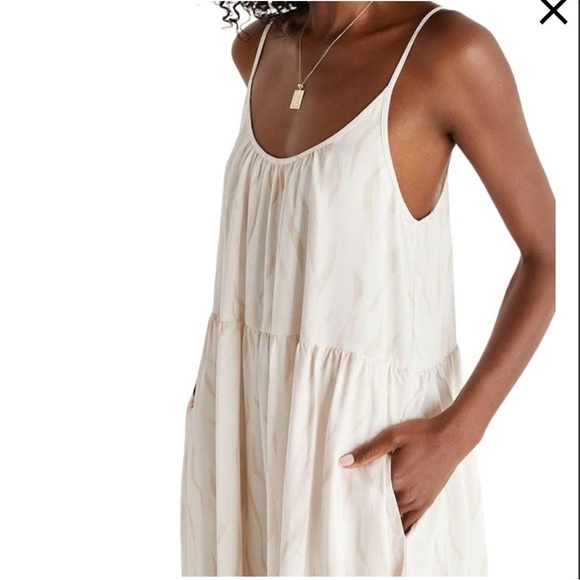 Z Supply Lido Animal Maxi Dress Sandstone Sz M - Picture 10 of 11